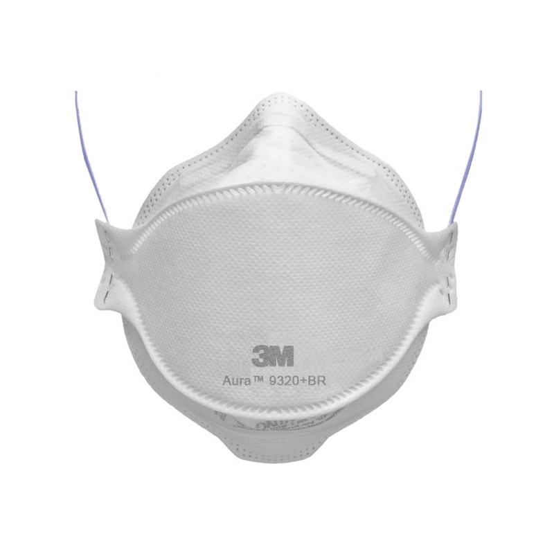 3M Aura Disposable Respirator, FFP2, Unvalved, 9320+ (20 Pack)