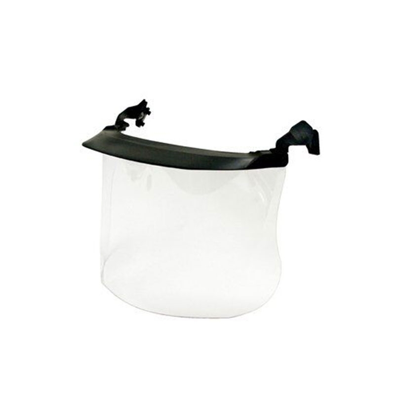 3M V4 Series Visor, Polycarbonate, Short Peak, Clear, V4H