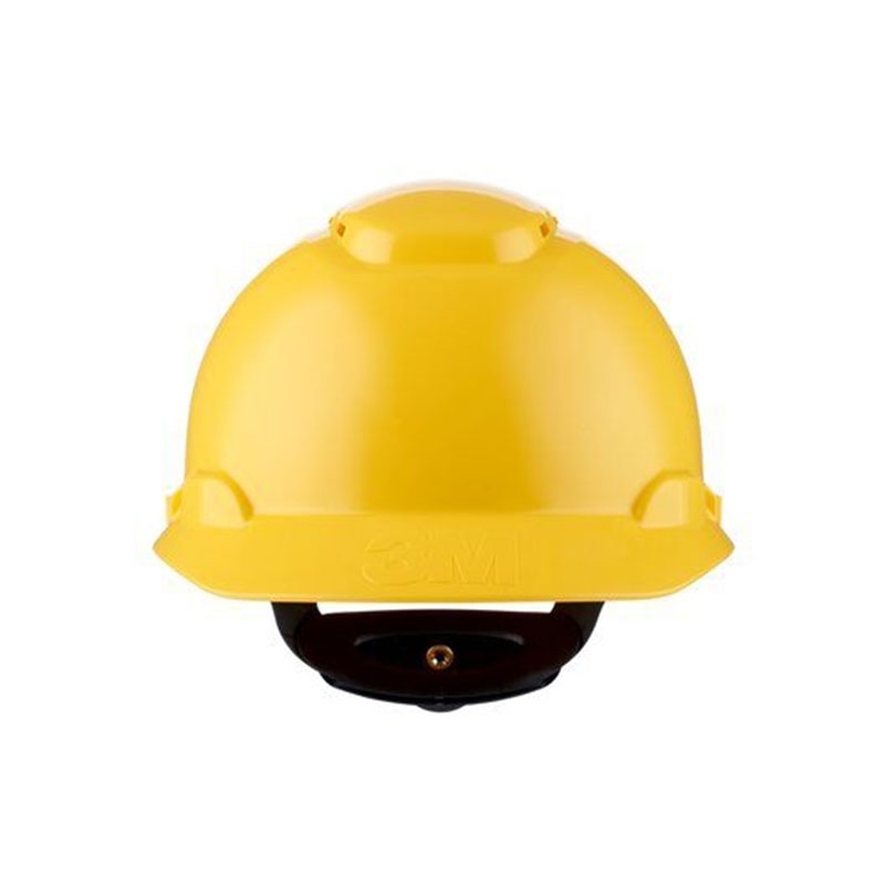 3M PELTOR H700 Series Safety Helmet, Ratchet suspension, Ventilated, Yellow, H-700N-GU