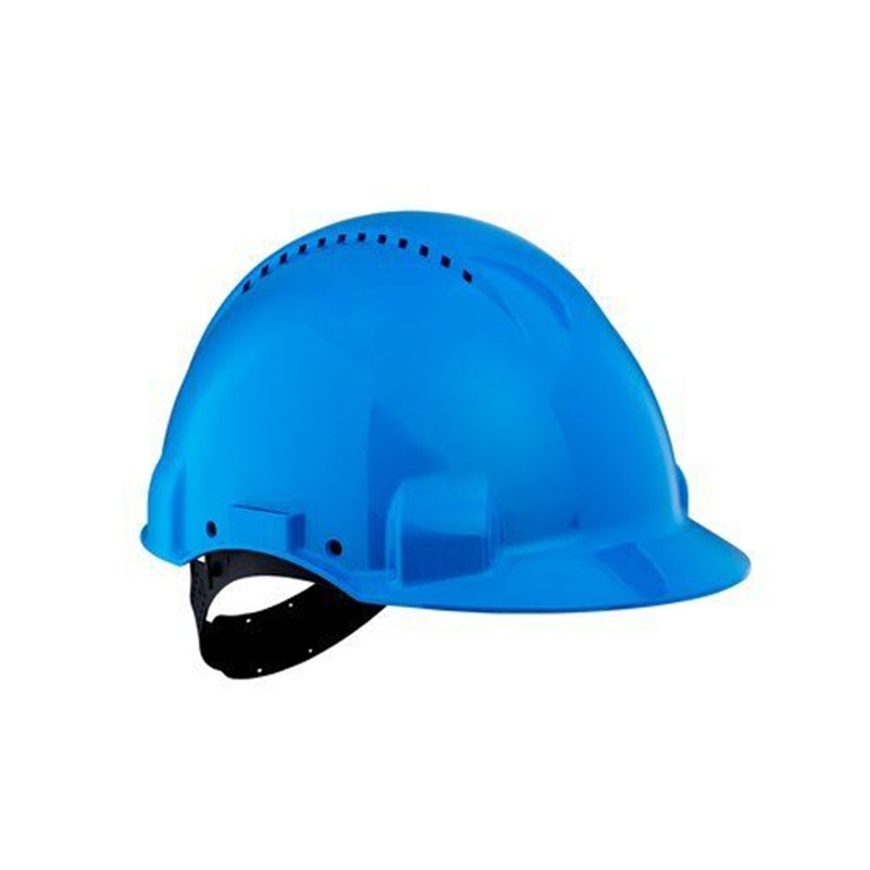 3M PELTOR G3000 Safety Helmet with Uvicator Sensor, Pinlock, Ventilated, Blue, G3000CUV-BB