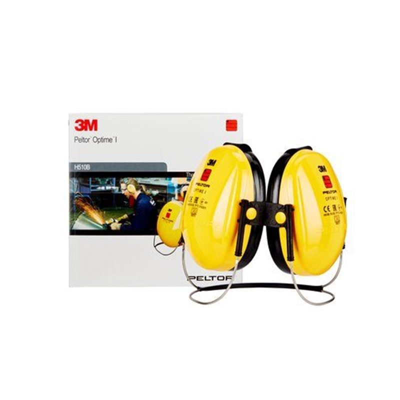 3M PELTOR Optime I Ear Defenders, 26 dB, Yellow, Neckband, H510B-403-GU