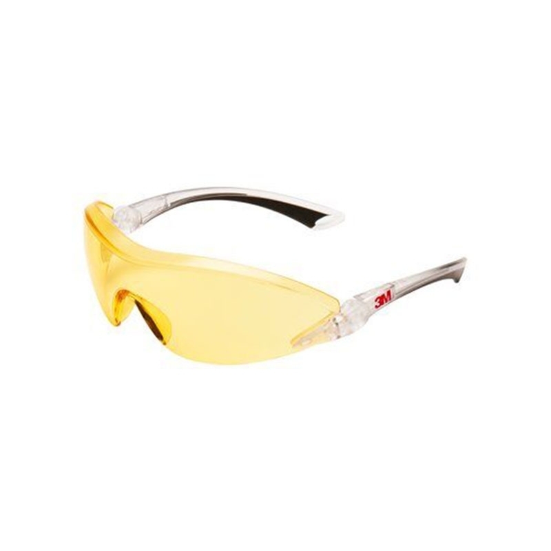 3M Safety Spectacles, Anti-Scratch / Anti-Fog, Amber Lens, 2842S