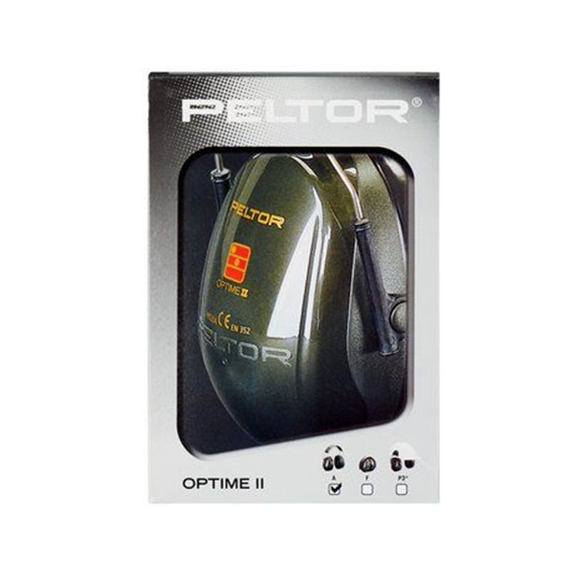 3M PELTOR Optime II Ear Defenders, 31 dB, Hi-Viz, Headband, H520A-472-GB