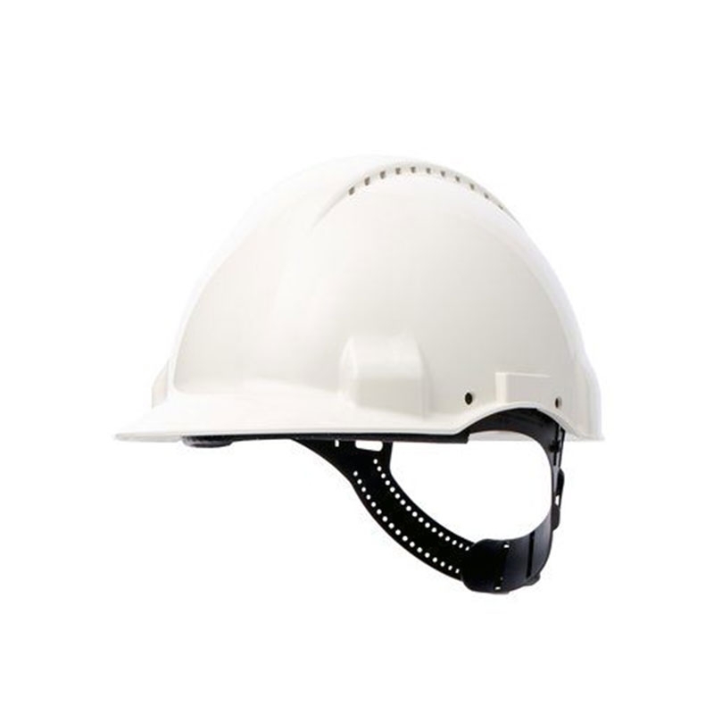 3M PELTOR G3000 Safety Helmet with Uvicator Sensor, Pinlock, Ventilated, White, G3000CUV-VI