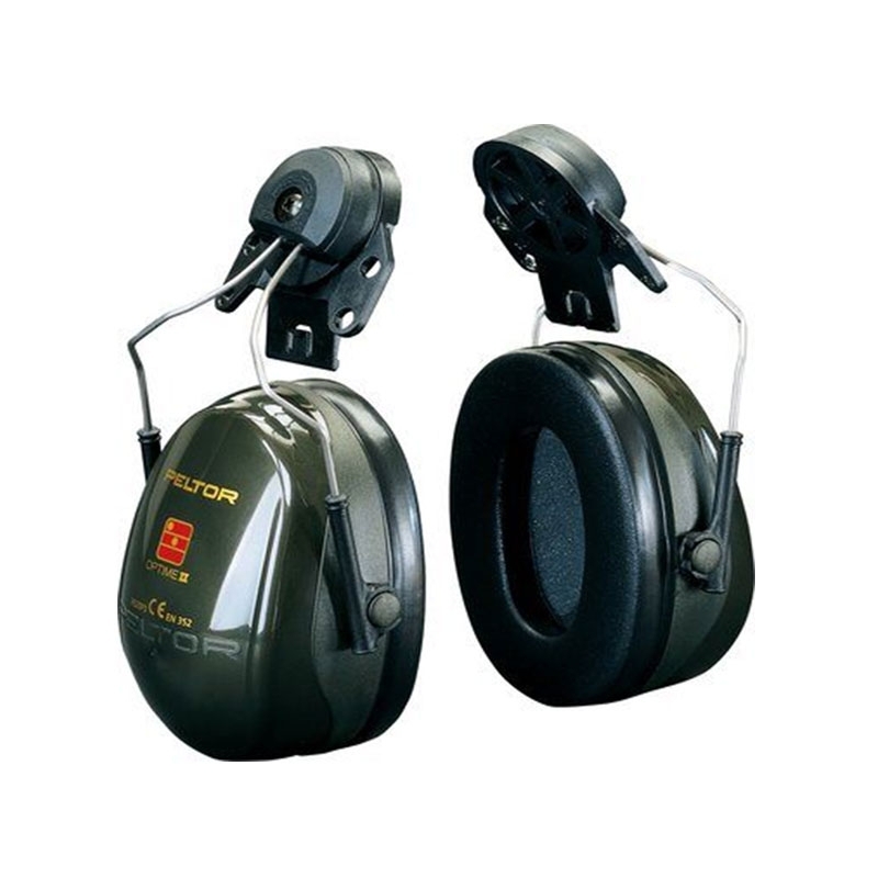 3M PELTOR Optime II Ear Defenders, 30 dB, Green, Helmet Mounted attachment, H520P3H-410-GQ