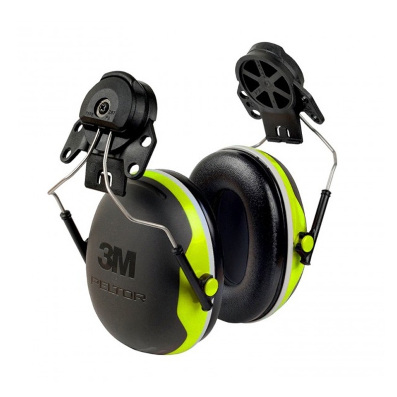 3M PELTOR Ear Defenders, 32 dB, Hi-Viz, Helmet Mounted attachment, X4P3